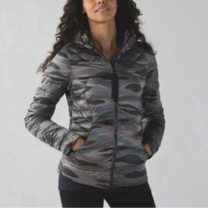 Rare Lululemon Fluffin’ Awesome Jacket Coat Coast Camo Butter Pink Multi Sz 6